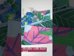 khăn tắm biển waffle