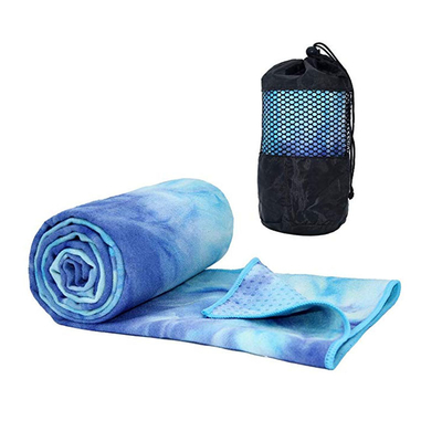 Buộc thuốc nhuộm vải sợi nhỏ Yoga Che Khăn Yoga Khăn cho Yoga nóng ngoài trời